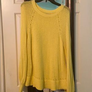 Bright Yellow Sweater